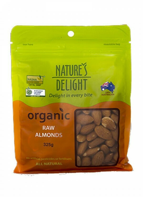 Nature's Delight Organic Raw Almonds