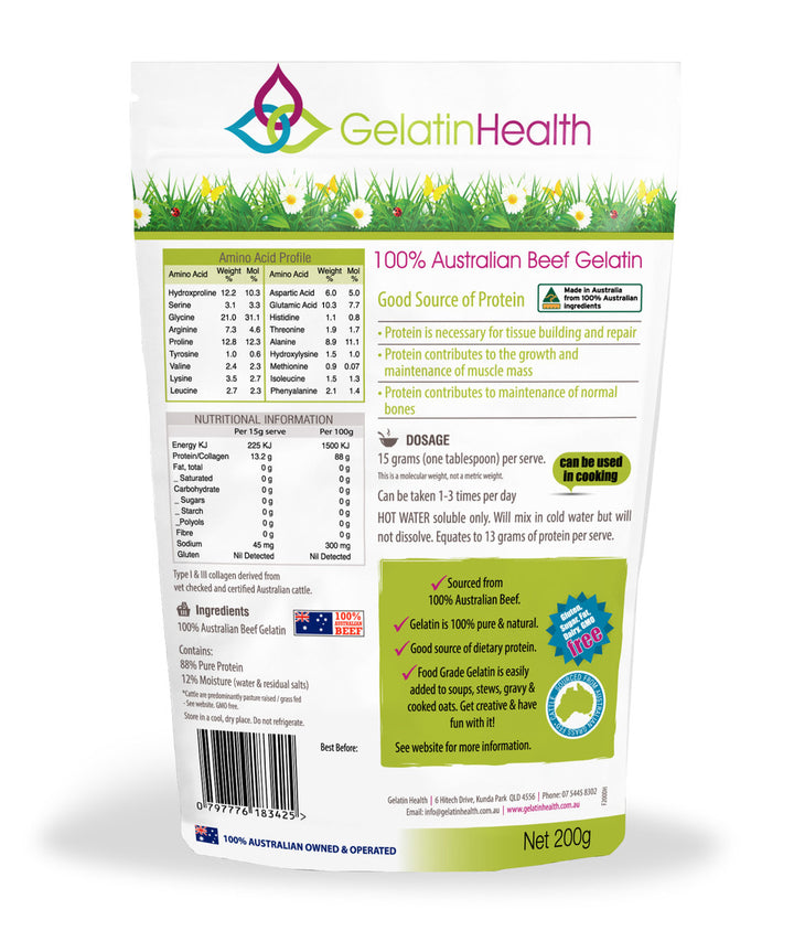 Gelatin Health Food Grade Gelatin