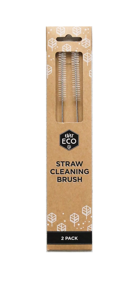 Ever Eco Stainless Steel Straws & Brush