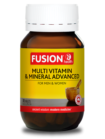 Fusion Health Multi Vitamin & Mineral Advanced - 30 Tablets