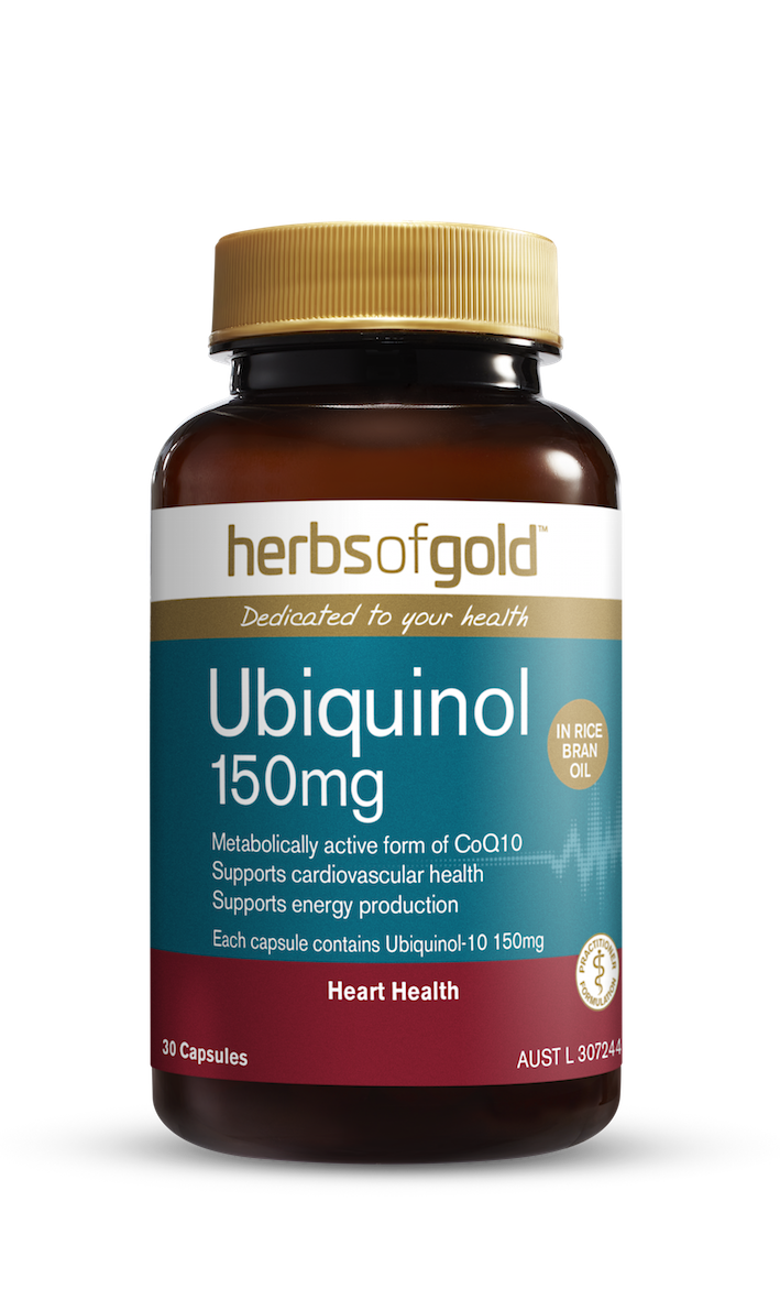 Herbs of Gold Ubiquinol 150mg - 30 Capsules