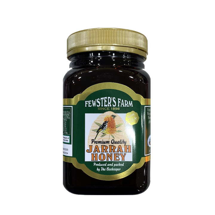 Fewster's Farm Organic Jarrah Honey - 500g - NPA 30+