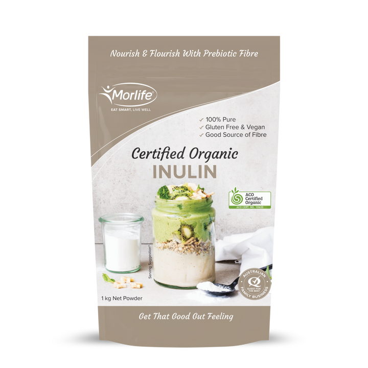 Morlife Inulin Powder Certified Organic 1kg