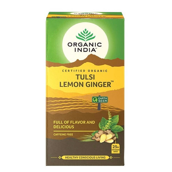 Organic India Tulsi Lemon Ginger Tea