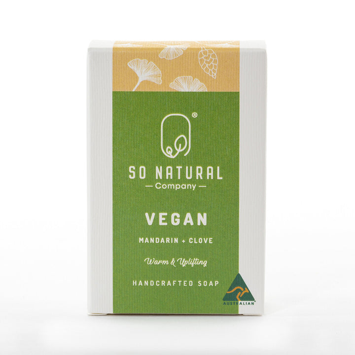 So Natural Company Vegan Soap Bar - 110g - Mandarin and Clove