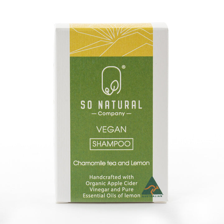 So Natural Company Vegan Shampoo Bar - 110g - Chamomile Tea and Lemon