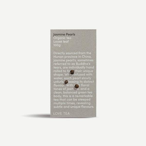 Love Tea Jasmine Pearls Tea (Certified Organic)