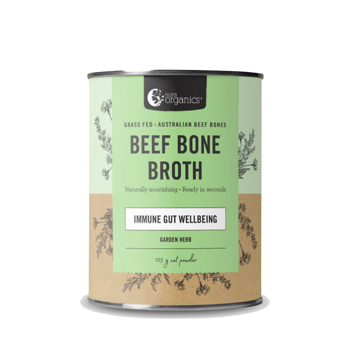 Nutra Organics Beef Bone Broth - 125g - Garden Herbs