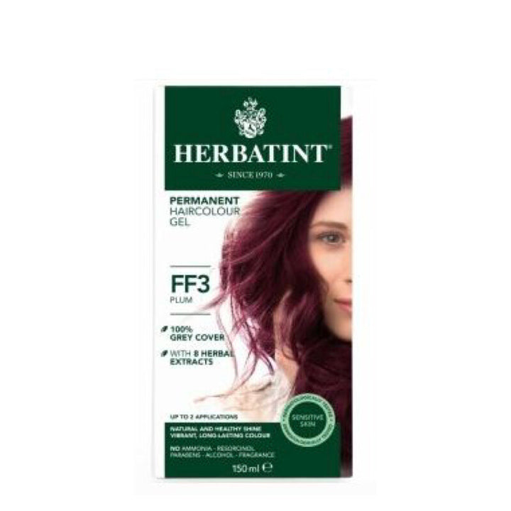 Herbatint Permanent Hair Colour Gel - Flash Fashion Series F - FF3 Plum