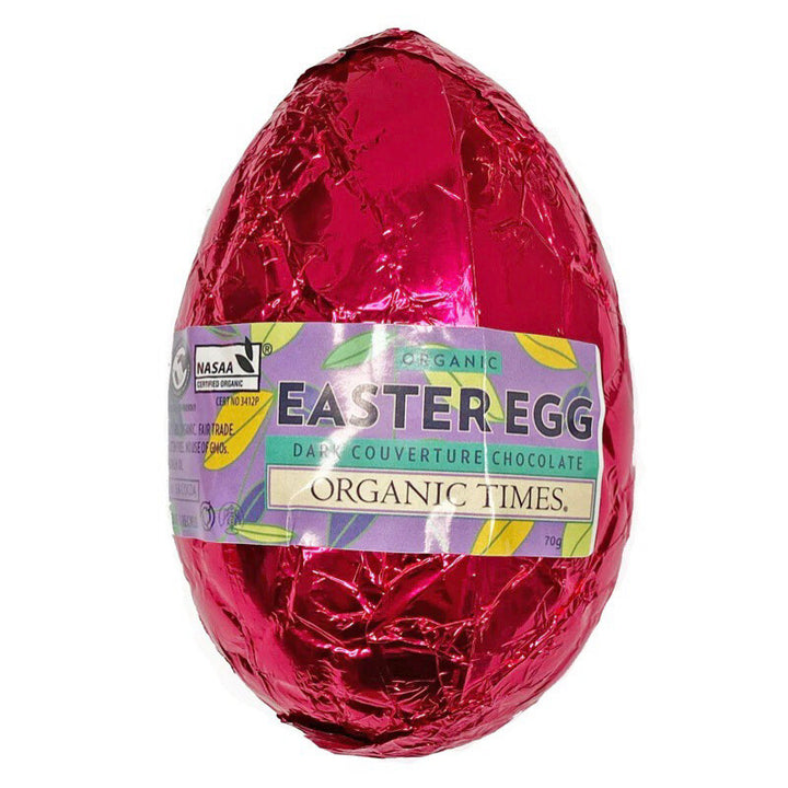 Organic Times Dark Chocolate Easter Egg