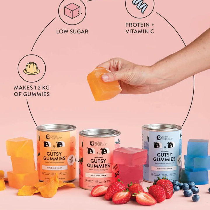 Nutra Organics Gutsy Gummies Strawberry