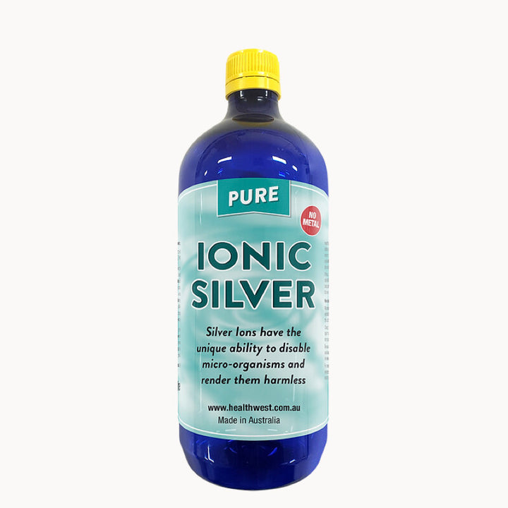 Healthwest Ionic Silver 20 PPM 1L PET Bottle