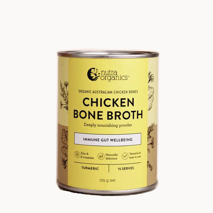Nutra Organics Chicken Bone Broth - 125g - Turmeric