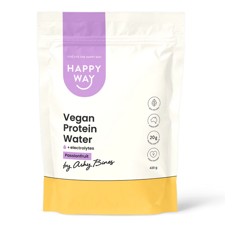 Ashy Bines Vegan Protein Water Passionfruit 420g