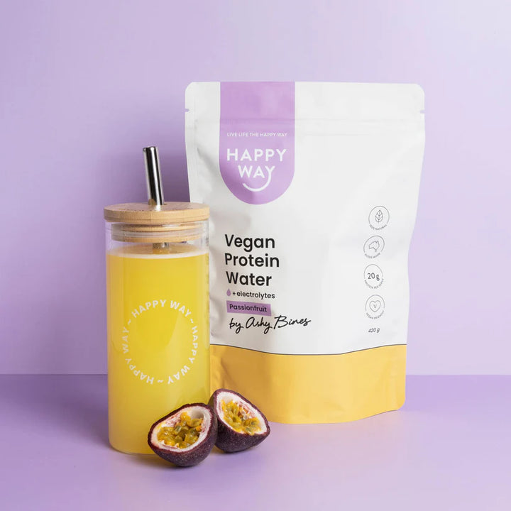 Ashy Bines Vegan Protein Water Passionfruit 420g