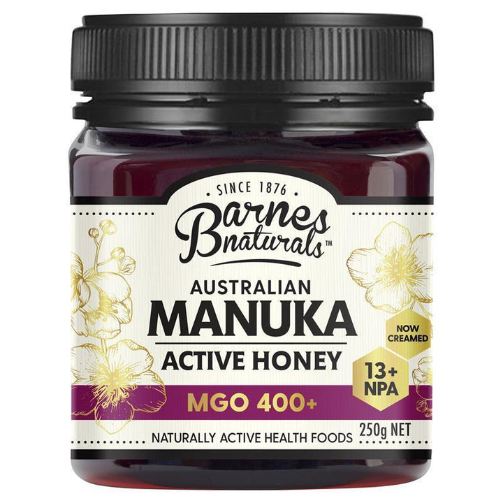 Barnes Naturals Manuka Active Honey 250g MGO 400+
