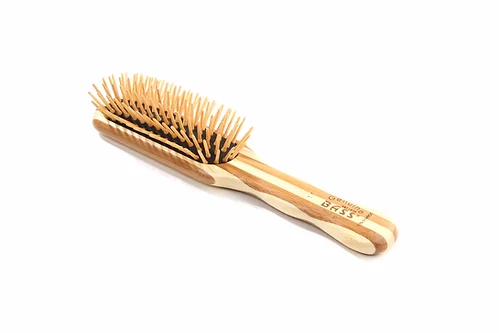 Bass Brushes The Green Brush 17M Medium Paddle Bamboo
