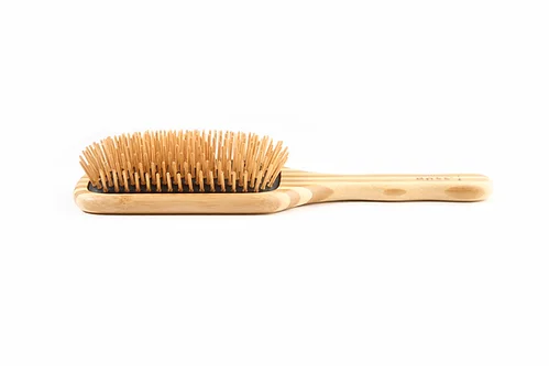 Bass Brushes The Green Brush 18 Large Paddle Bamboo facing up