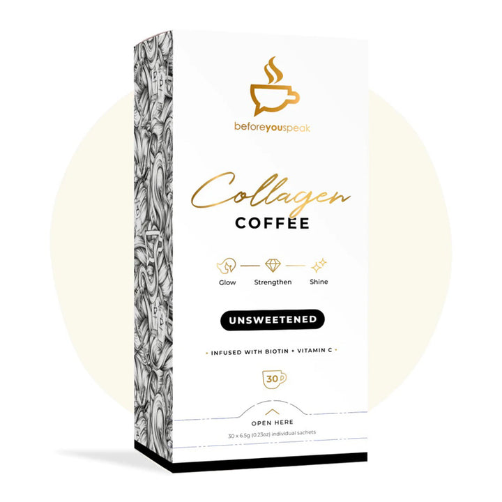 BeforeYouSpeak Coffee - Glow Collagen Coffee Unsweetened
