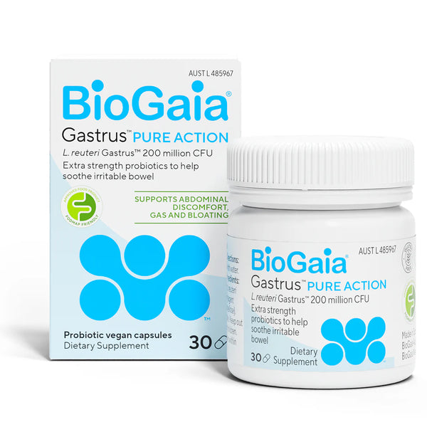 BioGaia Gastrus PURE ACTION 30 Capsules