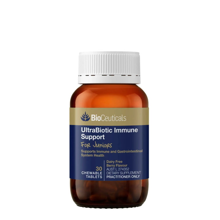 Bioceuticals UltraBiotic Immune Support For Juniors 30 Chewable Tablets