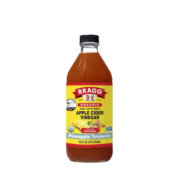 Bragg Apple Cider Vinegar Pineapple Turmeric 473ml