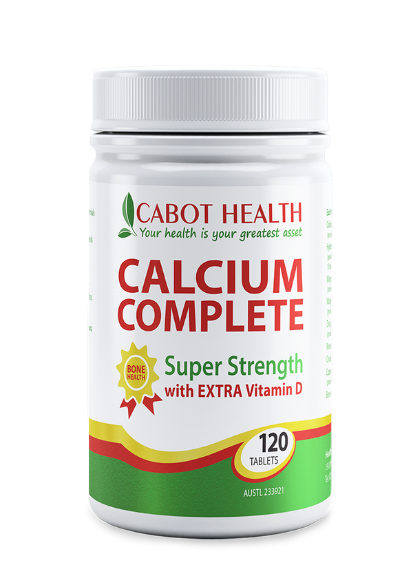 Cabot Health Calcium Complete with Vitamin D + K 120 Tables