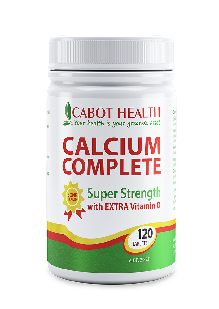 Cabot Health Calcium Complete with Vitamin D + K 120 Tables