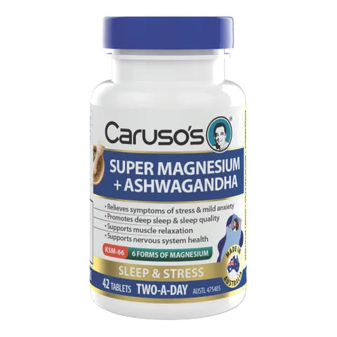 Caruso Super Magnesium Ashwagandha 42 Tablets