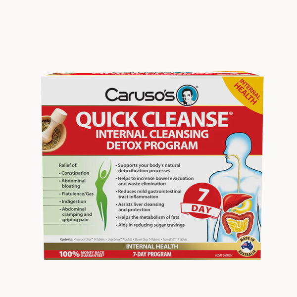 Caruso's Quick Cleanse® Internal Cleansing Detox Program 7 Days