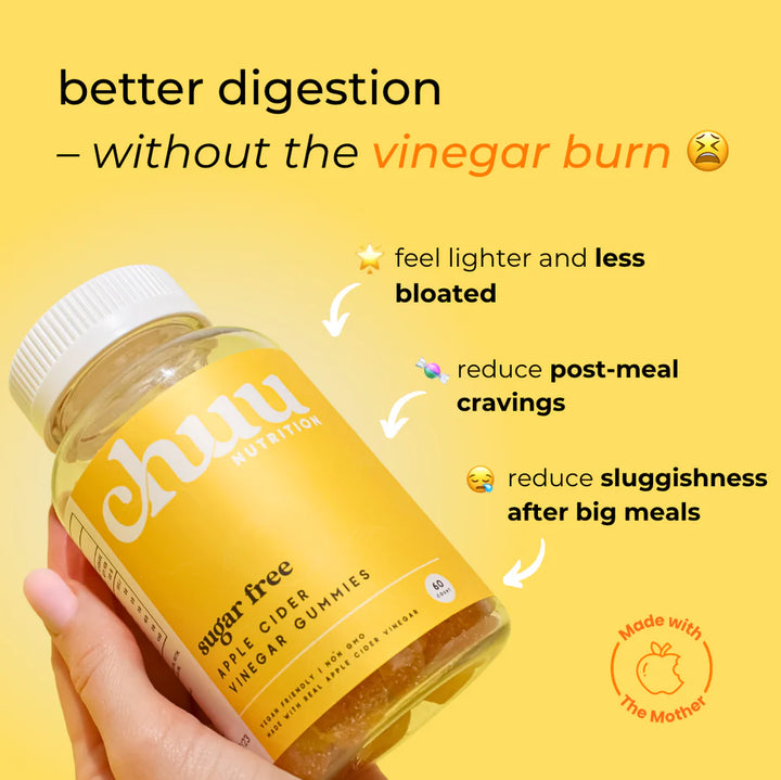 Chuu Nutrition Apple Cider Vinegar Gummies 60 Capsules 