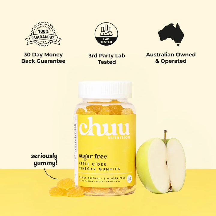 Chuu Nutrition Apple Cider Vinegar Gummies 60 Capsules