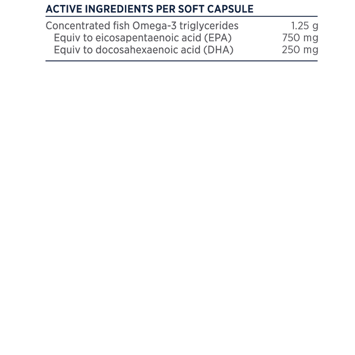 Designs For Health OmegAvail 1250 Nutritional Information