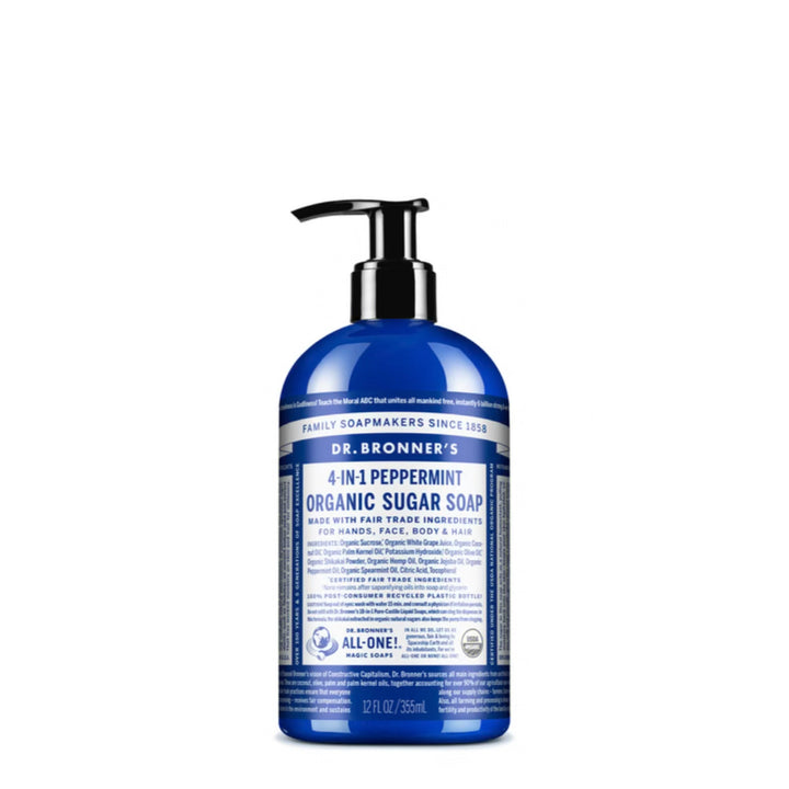 Dr Bronner's Organic Pump Soap Peppermint 355ml