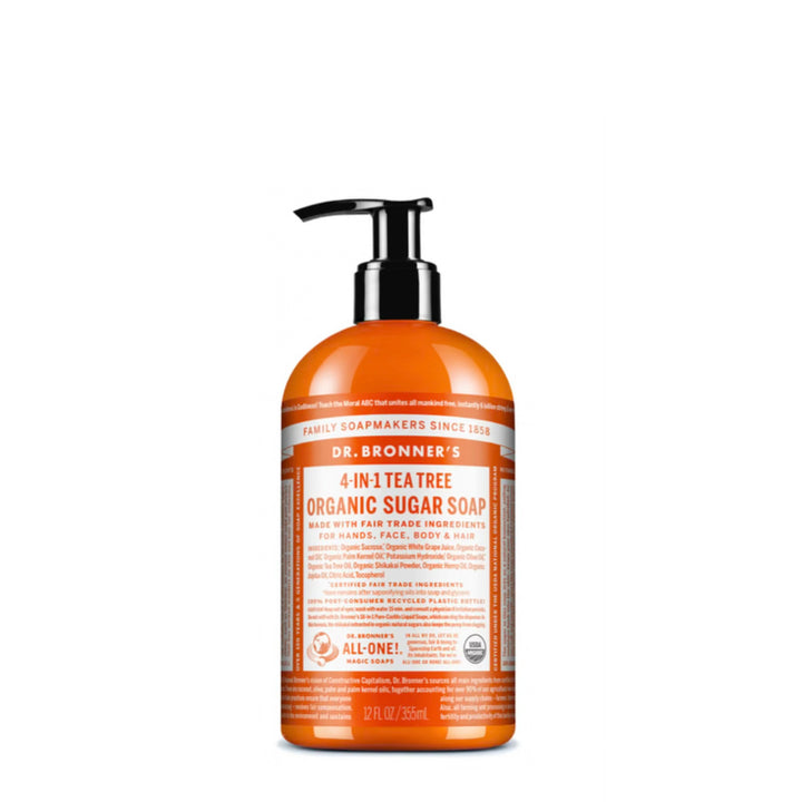 Dr Bronner's Organic Pump Soap Tea Tree 355ml
