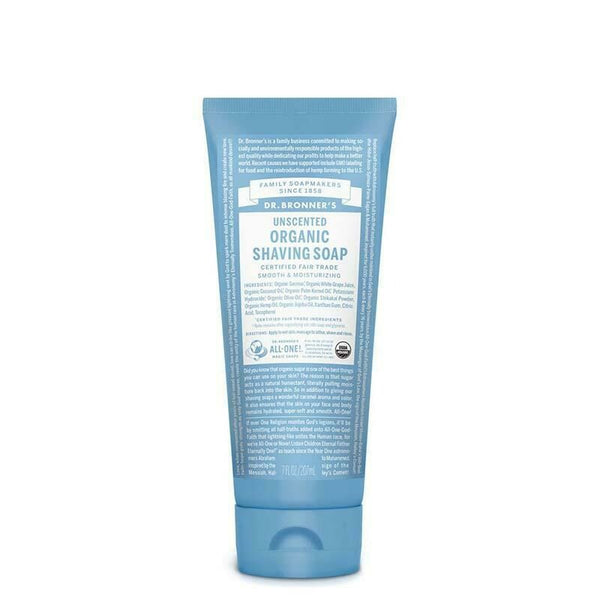 Dr Bronner's Organic Shaving Soap Baby Unscented