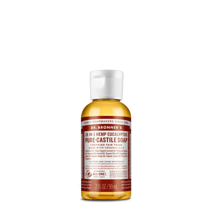 Dr Bronner's Pure Castile Liquid Soap Eucalyptus 59ml