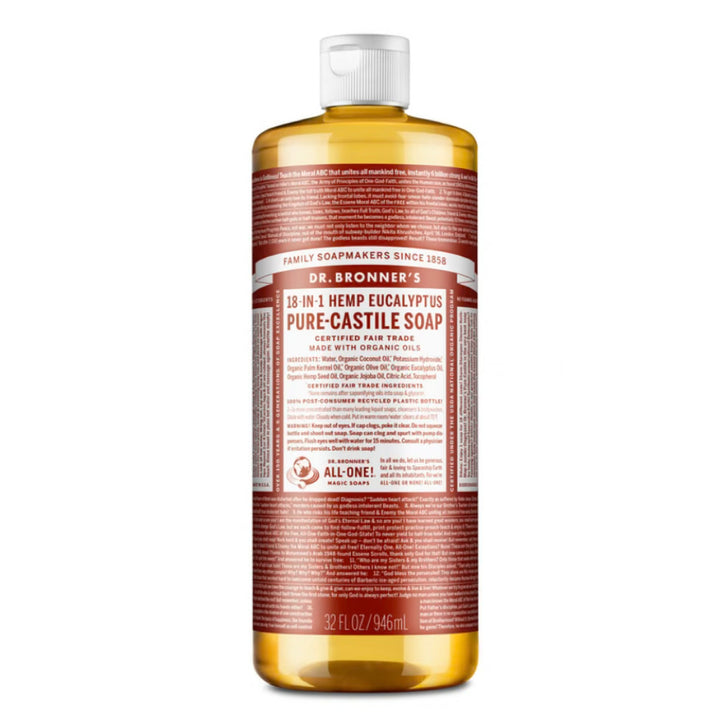 Dr Bronner's Pure Castile Liquid Soap Eucalyptus 946ml