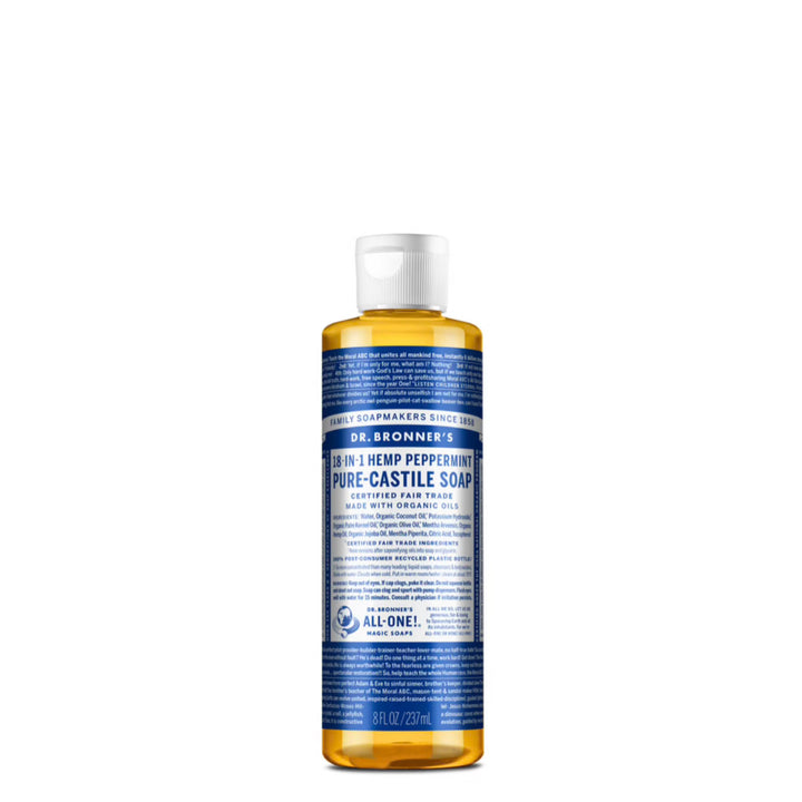 Dr Bronner's Pure Castile Liquid Soap Peppermint 237ml