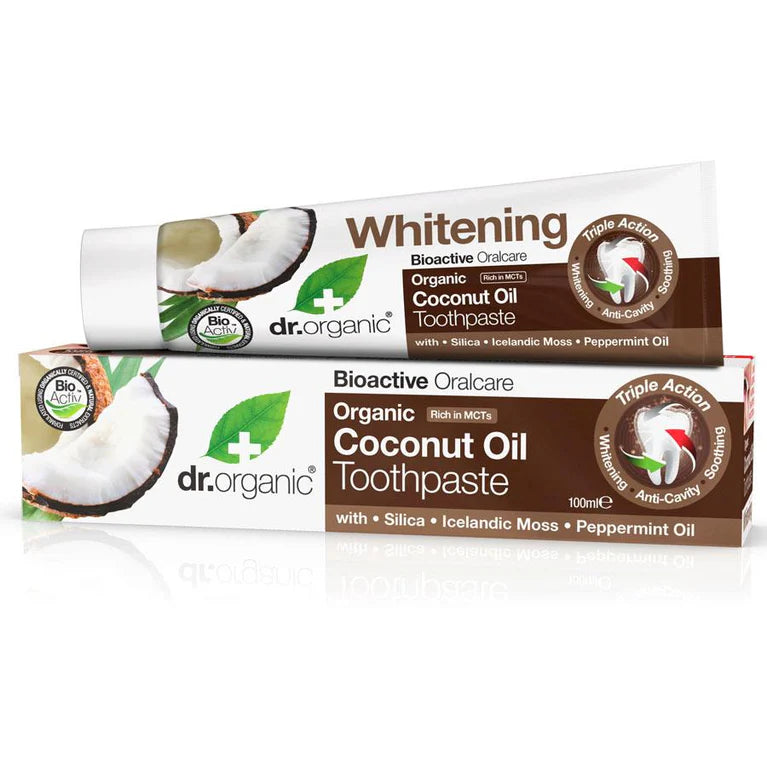 Whitening Toothpaste | Dr Organic | The Vitamin Outlet