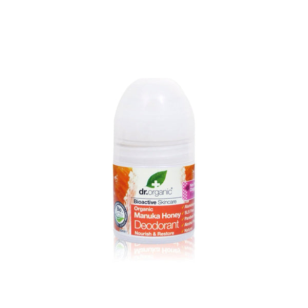 Dr Organic Roll-On Deodorant Organic Manuka Honey 50ml