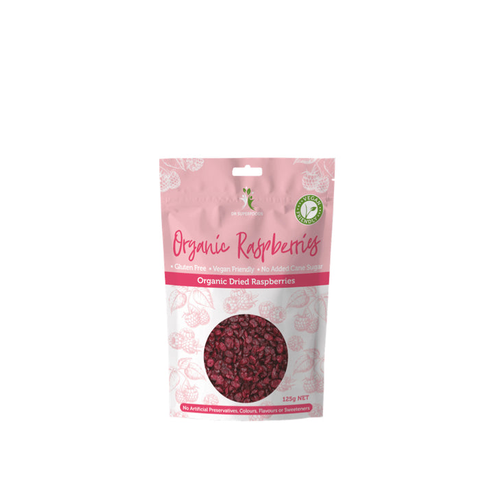 Dr Superfoods Dried Raspberries Organic 125g