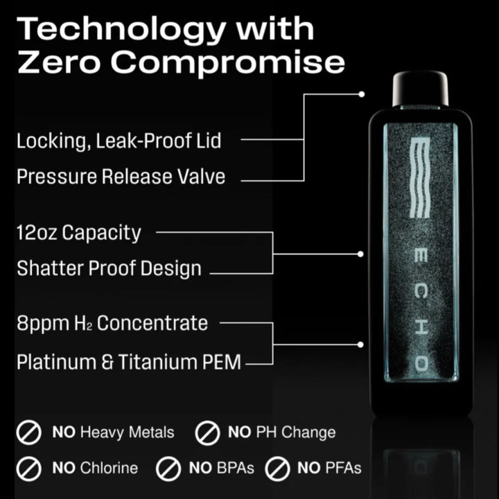 Echo Flask Hydrogen Water Bottle No Compromise
