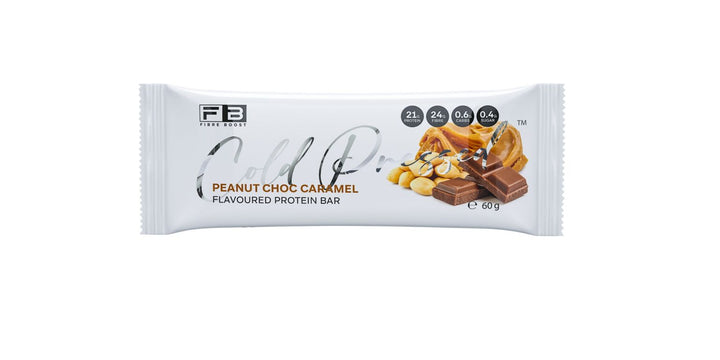Fibre-Boost Cold Pressed Protein Bars Peanut Choc Caramel 60g bar