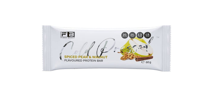 Fibre-Boost Cold Pressed Protein Bars Spiced Pears Walnut