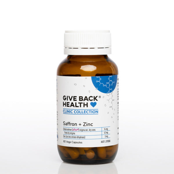 Give Back Health Saffron Zinc Capsules
