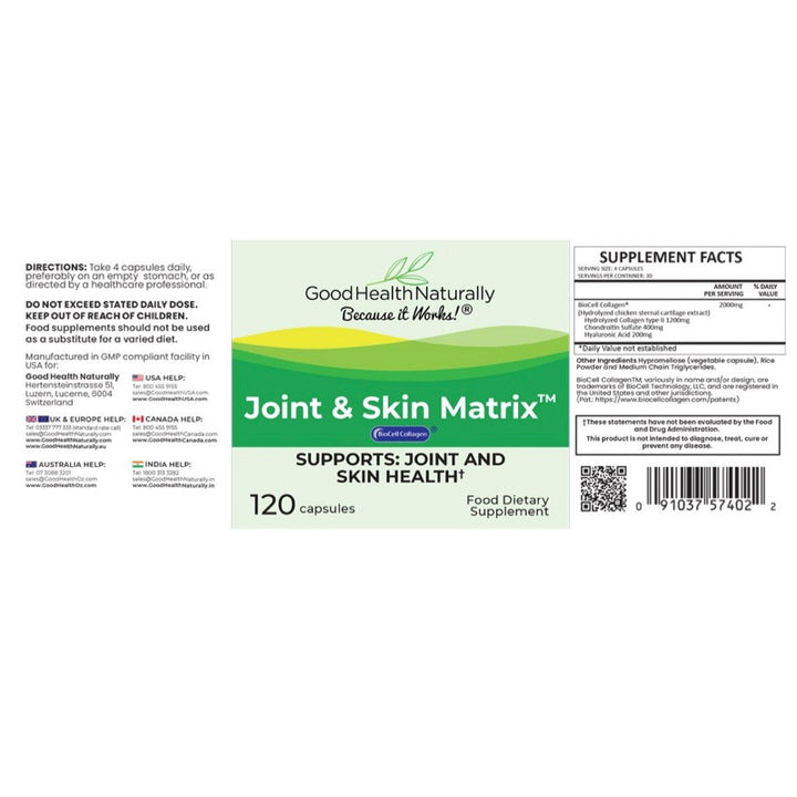Good Health Naturally Joint & Skin Matrix™ with Biocell Collagen™