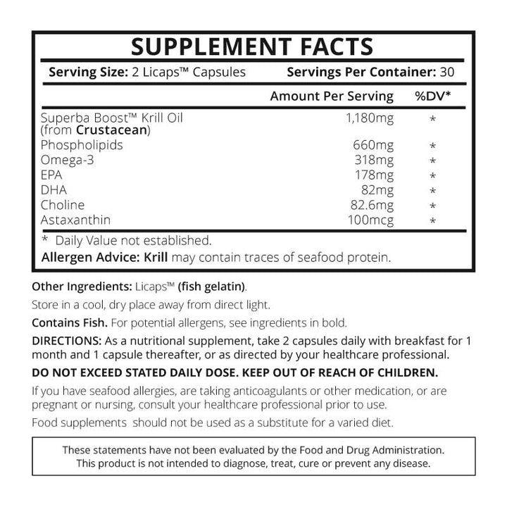 Good Health Naturally The Krill Miracle Nutritional Information