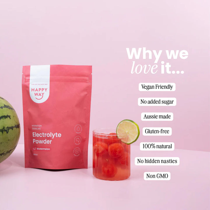 Happy Way Electrolyte Powder Watermelon 300g