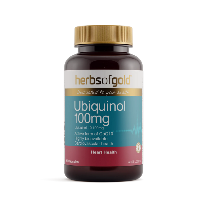 Herbs Of Gold Ubiquinol 100Mg 60 Capsules